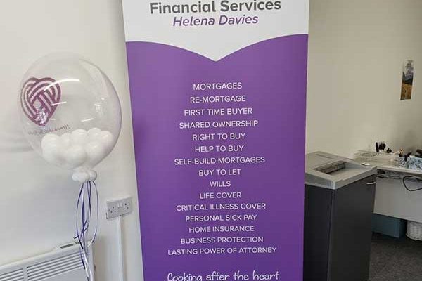 HD Financial Services office banner